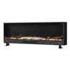 12 colour LED Fireplace Media Wall Fire Wall Mounted Standing Electric Heater