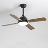 3/4/5 Blades Ceiling Fan & LED Lights Reversible Motor 52" Cooling Fan Lighting