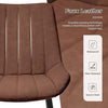 NEW Faux Leather PU Padded Dining Chairs Kitchen Dining Room Chair Set Family UK