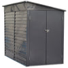 9FT Garden Garage Storage Shed Steel Frame Storage Bike Tool Shed Double Door UK