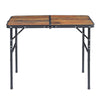 Folding Camping Table Portable Adjustable Aluminium Desk Picnic BBQ Carry Handle