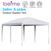 3x6M Gazebo Marquee Heavy Duty Garden Party Canopy Waterproof Tent with 4 Sides