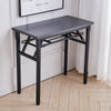 Folding Black Computer Desk Home Office Laptop Table Study Writing Workstation