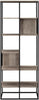 Tall Bookcase Shelf Storage Shelving Units Free Standing Open Wood Bookshelf
