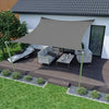 HEAVY DUTY SUN SHADE SAIL GARDEN PATIO AWNING CANOPY 95% UV BLOCK WATERPROOF UK