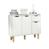 Living Room Sideboard Storage Cabinet with 2 Doors 2 Drawers TV Stand Cabinet