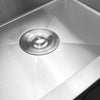 Undermount / Inset Kitchen Sink Stainless Steel Single Bowl with Drainer Waste