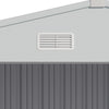 Grey Outdoor Lockable Garden Shed Storage Room Locking Door Sheds 10x12ft UK