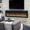 3 in 1 Electric Fireplace Electric Fire Freestanding, Wall Mounted, Recessed