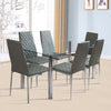 Set of 2 4 6 Dining Chairs Modern Faux Leather Padded Seat Home Kitchen Lounge