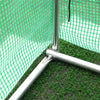 GARDEN POLYTUNNEL 2.5M X 2M GREENHOUSE GALVANISE STEEL FRAME WALK-IN POLY TUNNEL