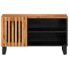 TV Cabinet 80x34x46 Solid Wood Acacia W5U4