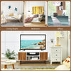 TV Stand for TVs up to 50’’ Entertainment Center Media Console Table w/ 2 Doors