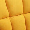 Scandinavian Armchair Wing Back Recliner Rocking Chair Cube Fabric Upholstered