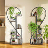 Heavy Duty Metal Plant Stand Heart Shaped Ladder Pot Holder Bookshelf Display