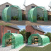 Walk-in Tunnel Greenhouse Gardening Planting Shed Door Window Vents Polytunnel