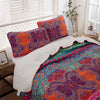 Bohemia Patchwork Bedspread Quilte Set Throw Rugs Bedding King Size Pillowcases