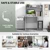 Modern Computer Desk Home Office Writing Study Desk w/Display Shelf