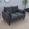 Panana Linen Fabric 2 & 3 Seater Sofa Couch with Wood Legs 3 Colours