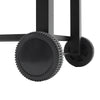 Outdoor Charcoal Smoker Garden BBQ Grill Side Shelf Barbecue Utensil With Wheels