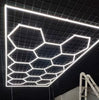14 Hexagon LED Lighting Detailing Garage Workshop Retail Car Showroom Barber UK