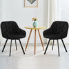 2X Luxury Bar Stools Padded Velvet Breakfast Kitchen Pub Restaurant Living Room