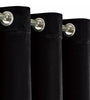 Thick Heavy Velvet Curtains Eyelet Ring Top Fully Lined PAIR of Ready Made Panel