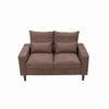 Panana Linen Fabric 2 & 3 Seater Sofa Couch with Wood Legs 3 Colours