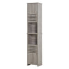 Grey Oak Bathroom Range Set Under Sink Mirror Cabinet Furniture Storage Cupboard