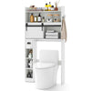 Over The Toilet Storage Cabinet Bathroom Organizer Toilet Rack-White
