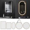 Bathroom Mirror with LED Light Illuminated Demister Anti-fog Touch Wall Mounted