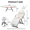 Massage Table Bed Adjustable Beauty Salon Couch Bed SPA Riki Therapy Table Stool