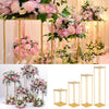 Wedding Column Stand Geometric Metal Flower Rack Table Plant Vase Holder Decor