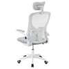 Mesh Home Office Chair Swivel Task Computer Desk Chair w/ Lumbar Support, White