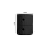 Corner Storage Cabinet Table Side End Stand Bedroom Bedside Storage Furniture
