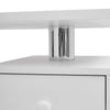 Mobile Manicure Table with Wrist Rest & 4 Drawer Station Beauty Nail Workstation