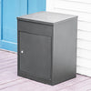 Lockable Metal Parcel Delivery Secure Dropbox Outdoor Storage Letter Post Box UK