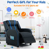 Kids Recliner Chair Toddler Ergonomic Adjustable PU Leather Sofa Couch