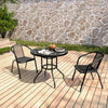 Garden Bistro Patio Furniture Set Folding Table Chairs Outdoor Indoor Rattan NEW