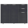 Sideboard Cabinet Cupboard Unit Storage Furniture With 2 Drawers & 2/3 Doors UK