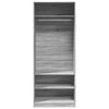 Wardrobe Grey Sonoma 80x50x200 Engineered Wood I5F2