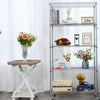 Metal Storage Rack On Wheels 5 Tier Wire Shelving Unit Kitchen Office Garage
