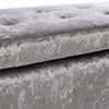 Velvet Tufted Storage Bench Flip Top Entryway Bench Seat Bed End Stool Bedroom