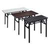 Folding Computer Desk Wooden Foldable Study Writing Table Laptop Home Office PC