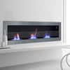 Insert/Wall Mounted Bio Ethanol Fireplace Biofire Fire Burner Glass Professional