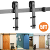 5ft Sliding Door Track Barn Door Hardware Set Kit Modern Internal Wooden Door