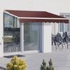 Garden Patio Manual Awning Canopy Sun Shade Shelter Retractable 2/2.5/3/3.5/4M