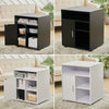 Floor Standing Printer Stand Home Office Storage Cabinet Shelf Rack with Wheels