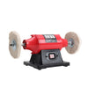 Jewellery Bench Mounting Metal Buffer Polisher 150mm 375W 230V Fine Coarse Mop