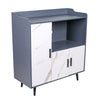 3 Doors Wooden Dining Sideboard Modern Storage Cupboard for Living Room Kitchen